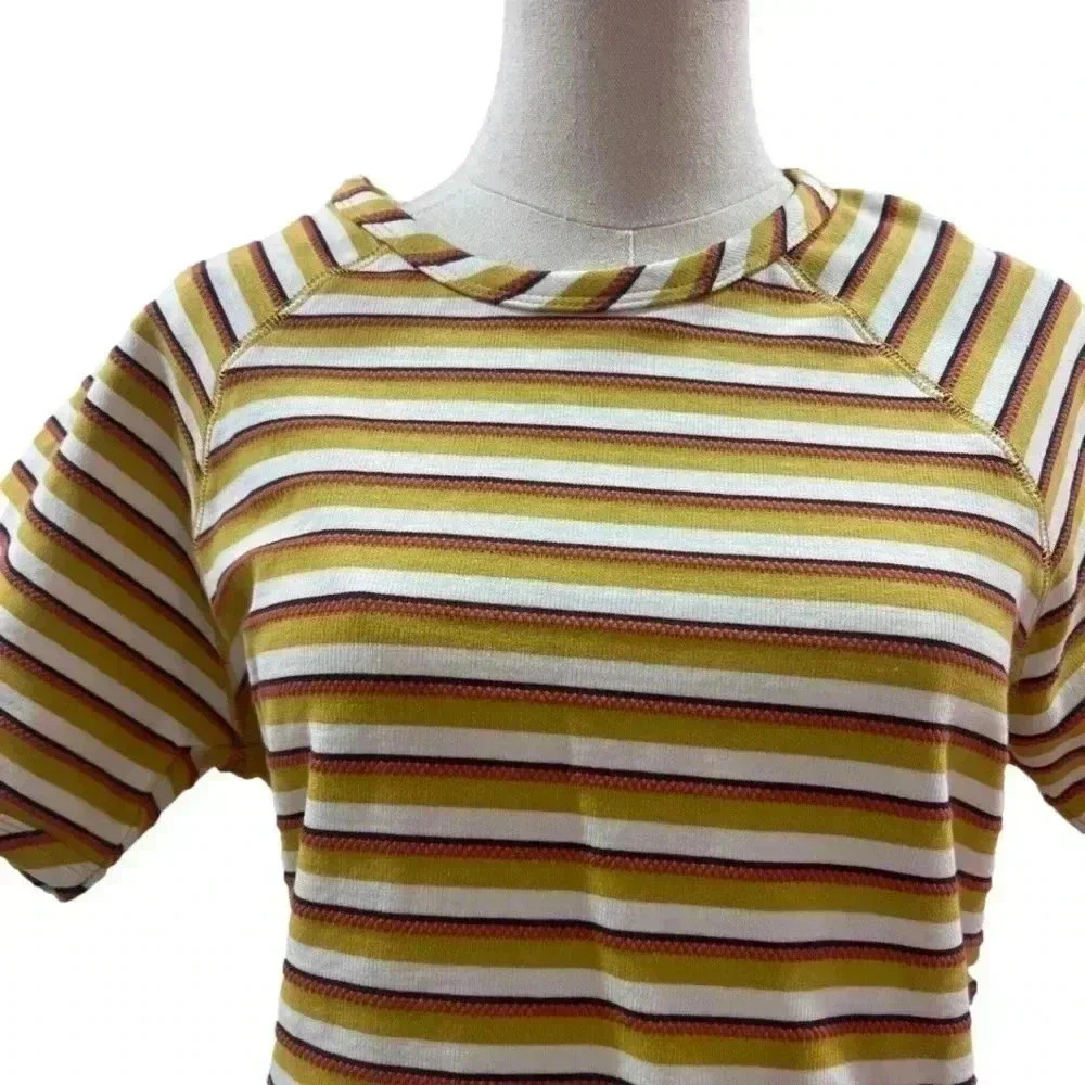 ROOLEE Striped Crop Top Size Small EUC - Picture 2 of 2